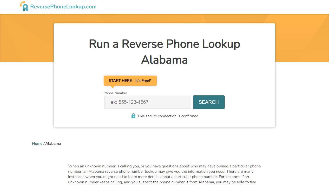 Alabama Reverse Phone Lookup - Search Numbers To Find The Owner
